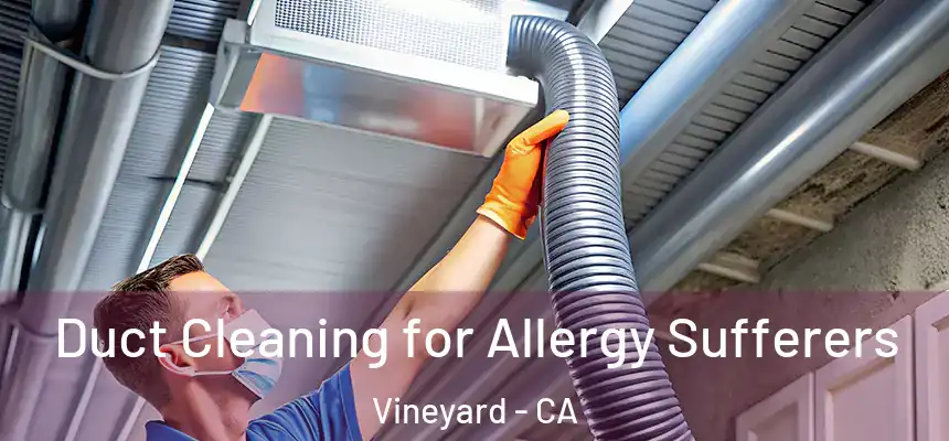  Duct Cleaning for Allergy Sufferers Vineyard - CA